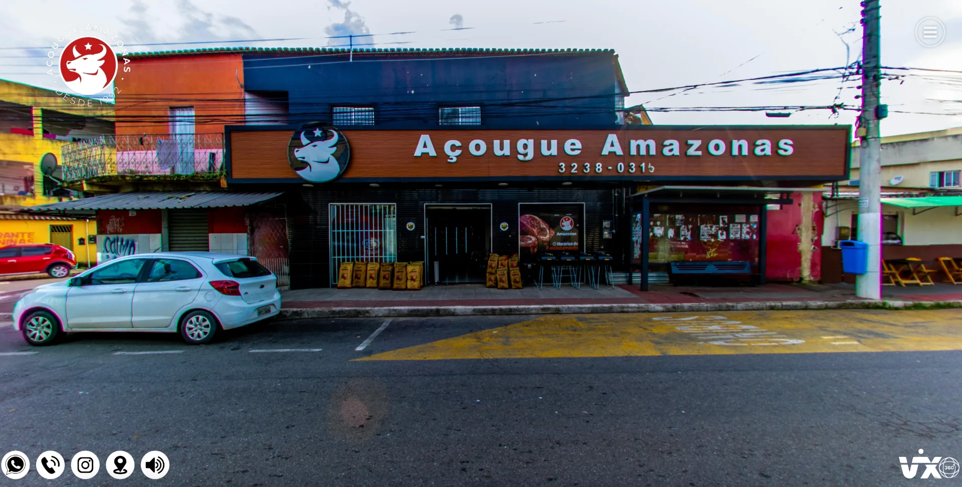 Tour virtual de Açougue Amazonas - Bairro de Fátima